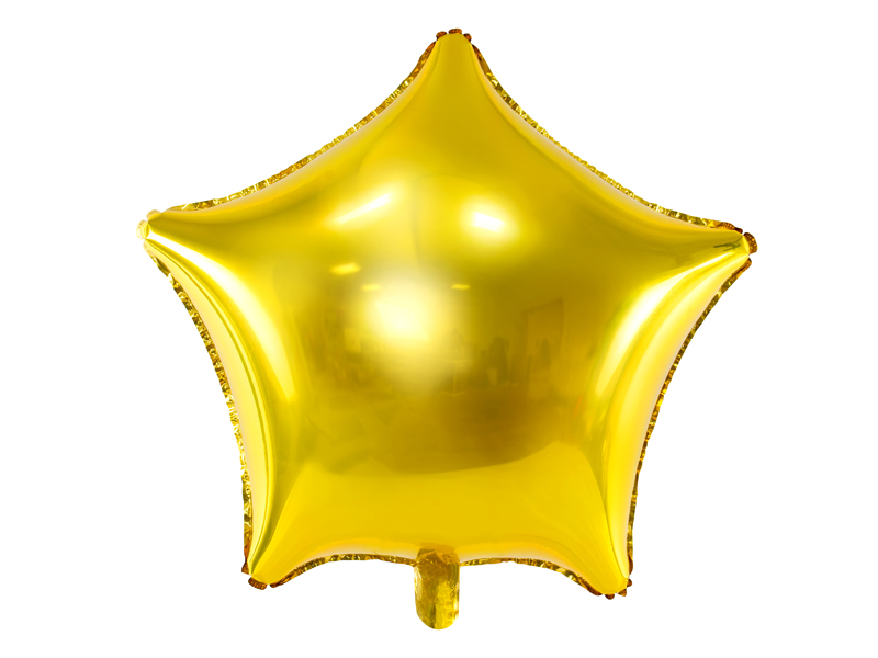 Balon złota gwiazda