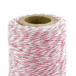 SZNUREK PIEKARSKI RÓŻOWY 50 M 8