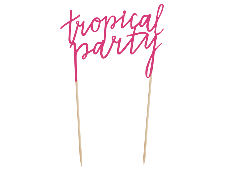 TOPPER NA TORT TROPICAL PARTY