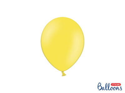 BALON PASTELOWY ŻÓŁTY 12 CM
