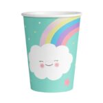 KUBECZKI PAPIEROWE TĘCZA