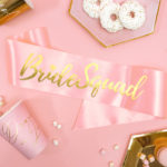 SZARFA BRIDE SQUAD RÓŻOWA 1