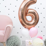 KULA BIBUŁOWA JASNORÓŻOWA 10 CM