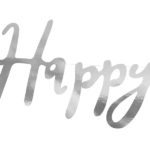 BANER HAPPY BIRTHDAY SREBRNY