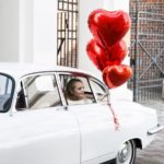 BALON FOLIOWY SERCE CZERWONE 45 CM