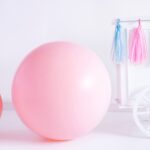 BALON GIGANT JASNORÓŻOWY 100 CM 1