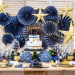 TASIEMKA SATYNOWA GRANATOWA 38 MM