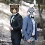 MASKA PAPIEROWA NIEDŹWIEDŹ 1