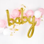 BALON ZŁOTY BABY 75 CM 2