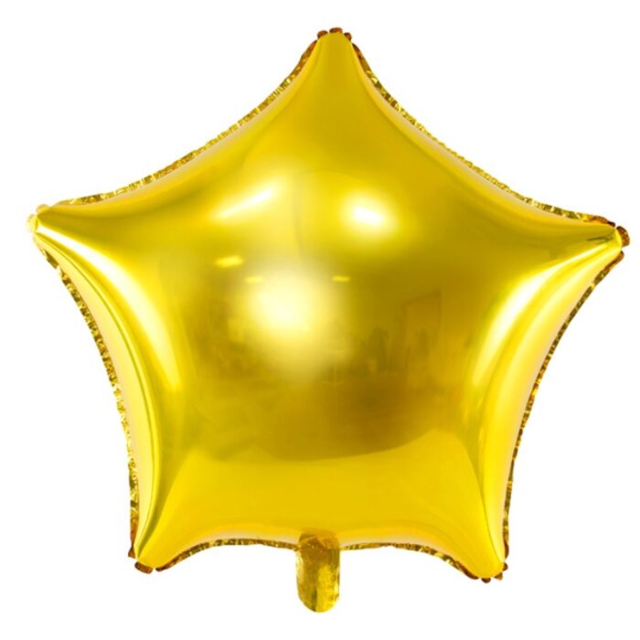 Balon złota gwiazda
