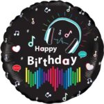 BALON MUZYKA HAPPY BIRTHDAY