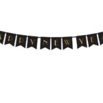 BANER HAPPY NEW YEAR CZARNY