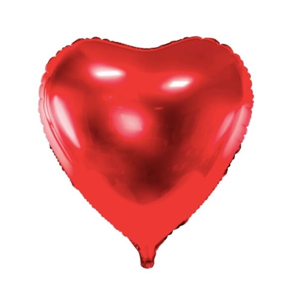 Balon serce czerwone 61 cm