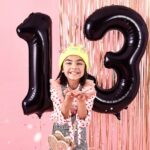 BALON FOLIOWY CYFRA 1 CZARNY 86 CM