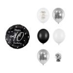 BUKIET 40 URODZINY SREBRNY