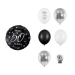 BUKIET 50 URODZINY SREBRNY