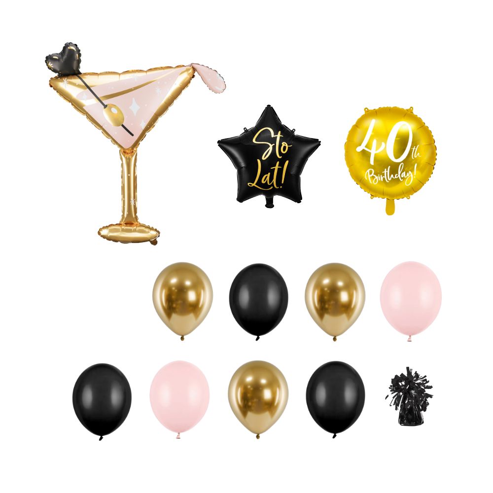 Bukiet 40 Urodziny Martini