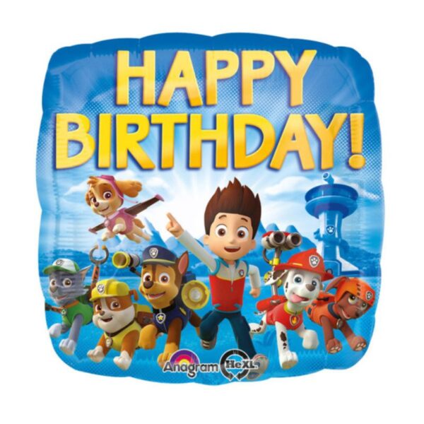 Balon Psi Patrol Happy Birthday