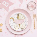 serwetki wózek różowy