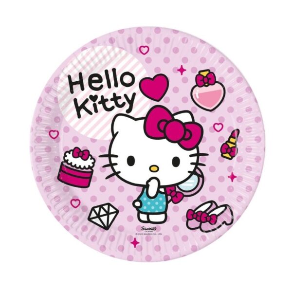 Talerzyki Hello Kitty 23 cm