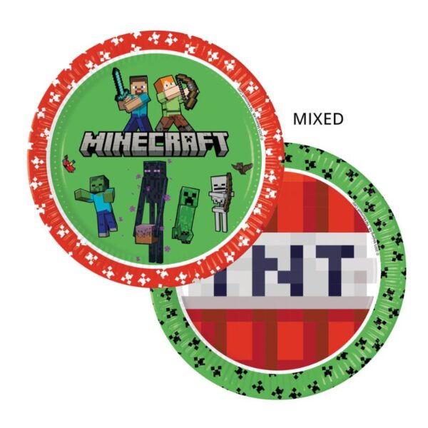 Talerzyki Minecraft 23 cm