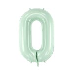 Balon Cyfra 0 Miętowy