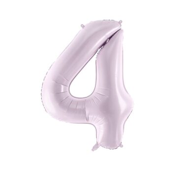 Balon Cyfra 4 Liliowy