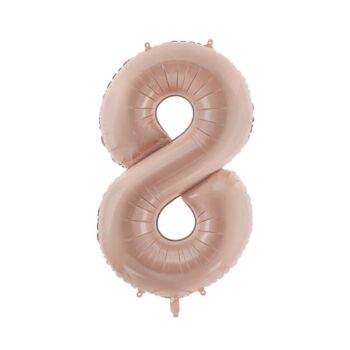 Balon Cyfra 8 Beż