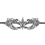 Maska koronkowa czarna